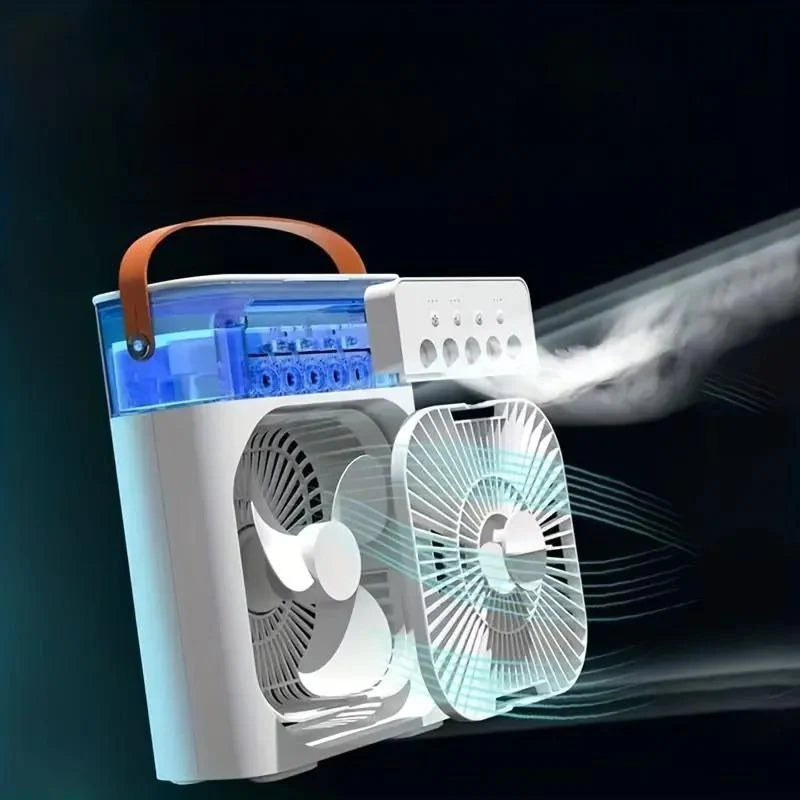 Ventilador enfriador y pulverizador