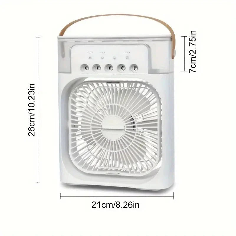 Ventilador enfriador y pulverizador