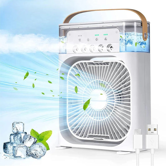 Ventilador enfriador y pulverizador